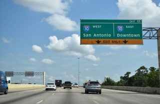 IH 610 north at IH 10/Katy Fwy - Houston, TX