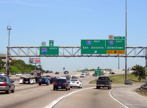 IH 610 north at IH 10/Katy Fwy - 2003