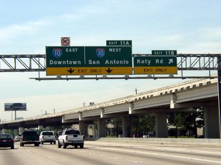 IH 610 south at IH 10/Katy Fwy - 2003
