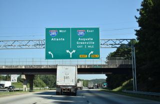 I-675 north one mile from I-285 near Conley, Georgia