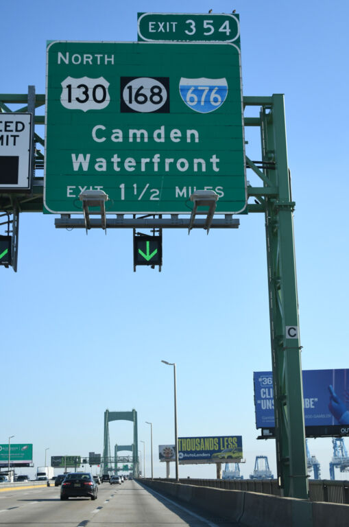 I-76 east 1.5 miles from the connector to I-676 in South Jersey