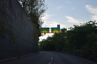 I-705 north ahead of Shuster Pkwy and Stadium Wy in Tacoma, WA