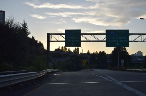 SR 7 north ends at I-5 where Interstate 705 begins in Tacoma, WA