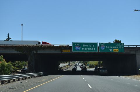 I-780 east at I-80 east
