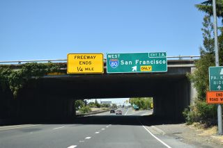 I-780 west at Exit 1 A to I-80 west