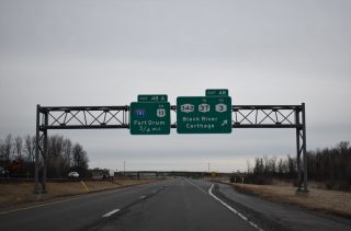 I-81 north at I-781 - Pamelia, NY