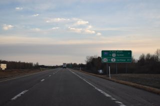 I-81 south at I-781 - Pamelia, NY