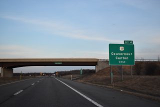 I-781 east at US 11 - Le Ray, NY