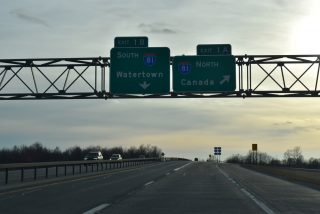 I-781 west at I-81 - Pamelia, NY