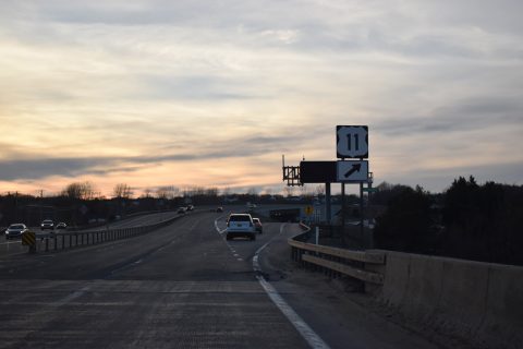 NY 971Q west at I-781/US 11 - Le Ray, NY