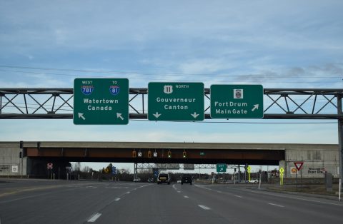 US 11 north at I-781 - Le Ray, NY