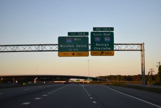 U.S. 29 north at I-785/840 south to east Greensboro, North Carolina