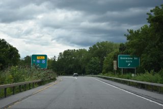 I-790 east at I-90/NY Thrwy - Utica