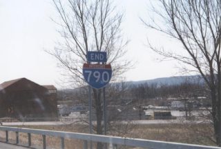 I-790 east at NY 5 - 2001