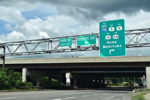 I-790 west at Auert Av - Utica, NY