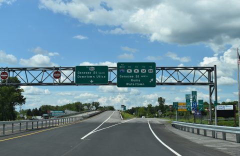 I-790 west at Genesee St - Utica, NY