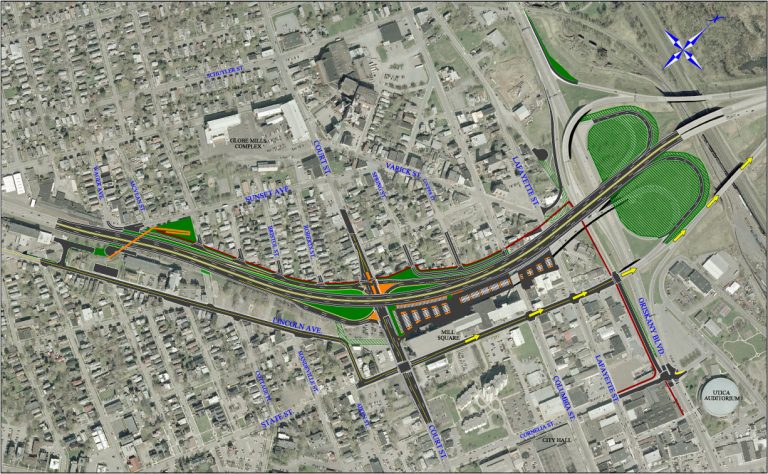 Utica North-South Arterial Project Map