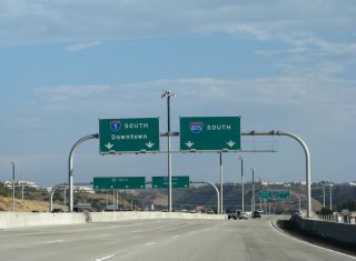 I-5 south at I-805 - Carmel Valley, San Diego, CA