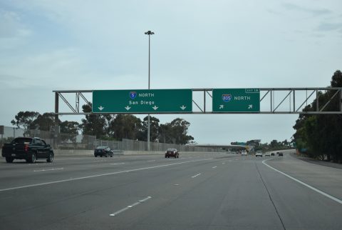 I-5 north at I-805 - San Ysidro, San Diego, CA