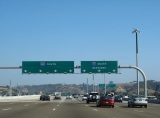 I-5 south at I-805 - Carmel Valley, San Diego, CA
