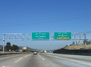 I-805 north at I-5 - Sorrento Valley, San Diego, CA