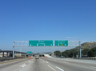 I-805 north at I-5 - Sorrento Valley, San Diego, CA