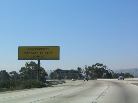 I-805 south at I-5 - San Ysidro, San Diego, CA