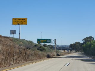 I-805 south at I-5 - San Ysidro, San Diego, CA