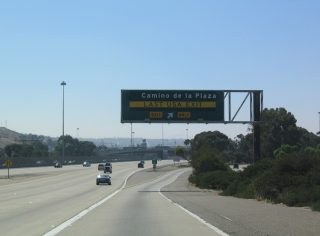 I-805 south at I-5 - San Ysidro, San Diego, CA