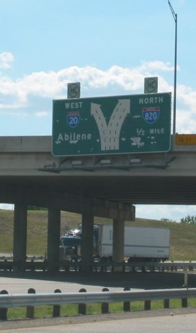 IH 20 west at IH 820 - 2002