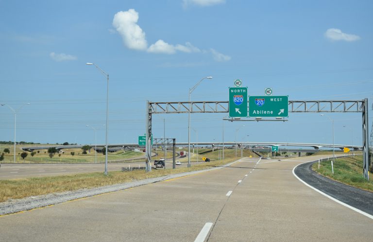 IH 20 west at IH 820 - Benbrook, TX