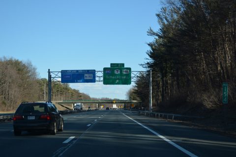 I-90/NYS Thruway east at I-890 - Rotterdam