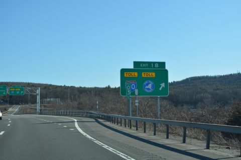 NY 890 east at I-890 - Schenectady