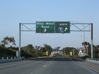SR 905 east at I-5 - Otay Mesa West, San Diego, CA