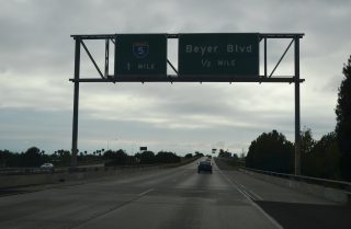 SR 905 west at I-5 - Otay Mesa West, San Diego, CA