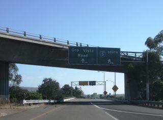 SR 905 west at I-5 - Otay Mesa West, San Diego, CA
