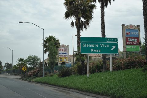 SR 905 west at Siempre Viva Rd - Otay Mesa, San Diego, CA