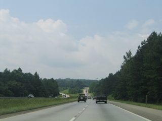 I-985 south at I-85 - Suwanee, GA