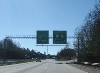 I-985/US 23 south split - 2008