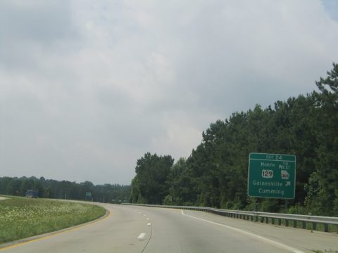 US 23/SR 365 south at I-985/US 129B - 2005